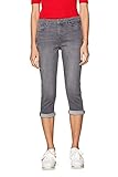 Modische Capri Jeans mit Stretchanteil für einen angenehmen Tragekomfort