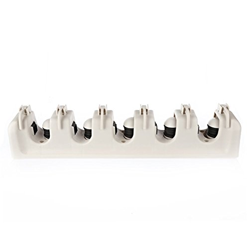 LIVEHITOP Gerätehalter Wandhalterung für Besen, Mopp und Gartenwerkzeuge Speicher Wandhalterung Besenhalter Tidy Organiser Wand Rack - 5