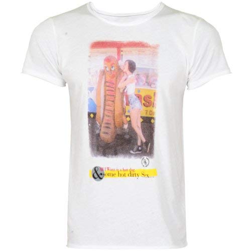 Boom Bap Wear Hot Dog R de Neck Laser Cut Weiß XS