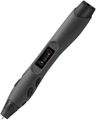 Redlution 3D Printing Pen of 3rd Generation Intelligent 3D Stereoscopic Printing Pen 3D Doodling Drawing Print with LED Screen 2 Packs of Free PLA/ABS Printer Filaments