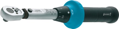 HAZET Drehmoment-Schlüssel (2,5-25 Nm, feine Skaleneinteilung, 4% Genauigkeit in Betätigungsrichtung, 12,5 mm (1/2 Zoll) Vierkantantrieb) 5108-2CT - 2