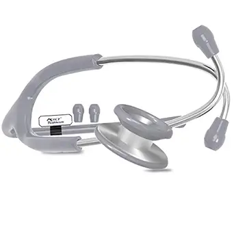 MCP Classic-SS Dual Head Stainless Steel Stethoscope for doctors, medical students, nurses (Grey)