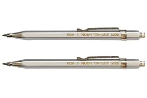 KOH-i-nOOR 5340 portemine en métal no. 5228CL court-argent-lot de 2