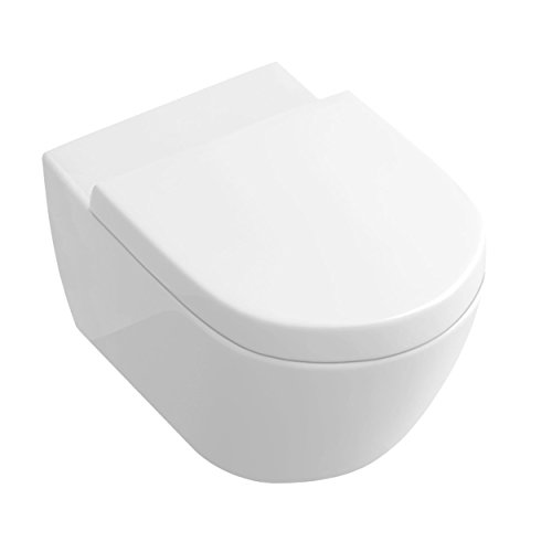 NEG Hänge-WC Uno11RK (Tiefspüler/randlos/kurz) Toilette ohne Unterspülrand mit Duroplast Soft-Close-Deckel und Nano-Beschichtung - 6