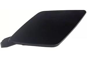 EXTRWORY Front Bumper Cap Tow Hook Eye Cover Compatible with For Volvo For XC60 2018 to 2021 Models, Stylish Finish (Black)