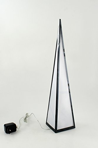 Preisvergleich Produktbild Beleuchtete Pyramide „Snowflake“ PYRAMIDE 13X60 CM ANTHRAZIT 545146