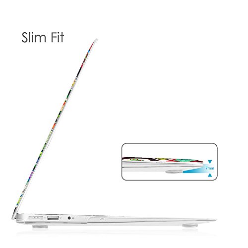 Fintie H  lle f  r MacBook Air 13 - Ultrad  nne Plastik Hartschale Schutzh  lle Snap Case f  r Apple MacBook Air 13 3 Zoll  A1466 A1369   Liebesbaum