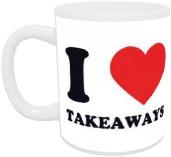 I heart Takeaways - White Mug (11oz Ceramic)