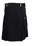 comprar falda escocesa hombre madrid  SHYNE KILTS U.K - Falda - falda escocesa - Hombre negro negro 102 cm