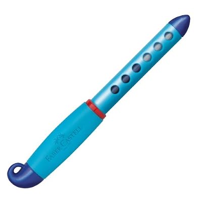 Faber-Castell 149847 Stylo plume éducatif Scribolino, bleu, pour droitier, plume A