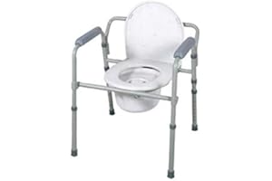 P.B. PHARMA Sedia comoda multifunzione 4 in 1 Pieghevole - Rialzo wc e sedile per doccia