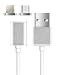 Produktbild LYOS Ladekabel Lightning und Micro USB Magnet Adapter für iPhone, iPad, Android, Samsung, Sony, Huawei, LG, Google Pixel, etc.