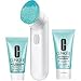 Produktbild Clinique Clinique Sonic System Gesichtsreinigungsbürste Sonic Anti-Blemish Set Sonic System Purifying Cleansing Brush mit Anti-Blemish Solutions Deep