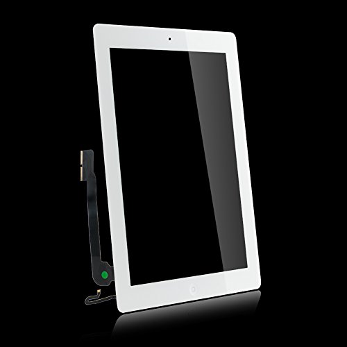 Weiß für iPad 4 Touch screen Touch Glas Scheibe Digitizer Display Werkzeuge - 6