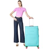 United Colors of Benetton Unisex Yetişkin Tekerlekli Valiz, Su Yeşili, B&uuml;y&uuml;k Boy 31 İn&ccedil;