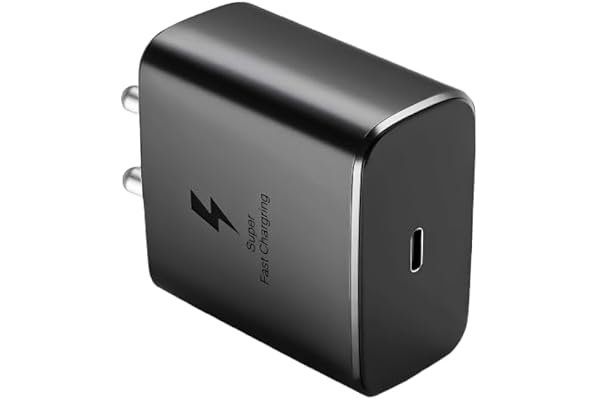 Original Samsung Galaxy 45W USB-C Super Fast Charger Adapter for Galaxy S25 Edge/Ultra/FE, S24 Ultra/Edge/FE, Z Fold 7/6/5/4, Z Flip 7/6/5/4, S23, A56, M55, A36-45Watt Type C Charging Adaptor Black