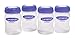 Lansinoh, Breastmilk Storage Bottles, 4 Bottles, 5 oz (160 ml) Each