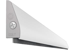 GENERICO Gocciolatoio Ulisse Drip per Porte Tenuta Antipioggia e Drenaggio Efficiente Sistema Drenante per Porte Lunghezza 103cm