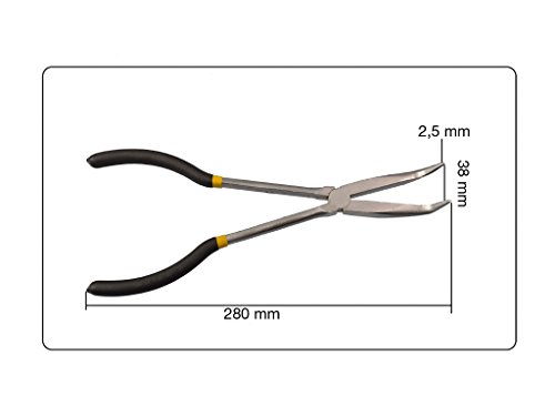 Spitzzange Lang Gebogen 90° 280 mm - 2