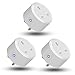 Price comparison product image Innens WiFi Smart Plug, Mini Wireless Smart Socket Compatible with Alexa (Echo and Echo Dot) Google Home & IFTTT, Energy Monitor Remote Control Timer Plug Switch No Hub Required (UK Plug) (3 Packs)
