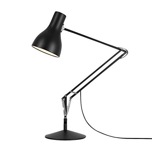 Anglepoise Type 75 LED Schreibtischleuchte, Schwarz matt max. Höhe 66cm 2700K 470lm