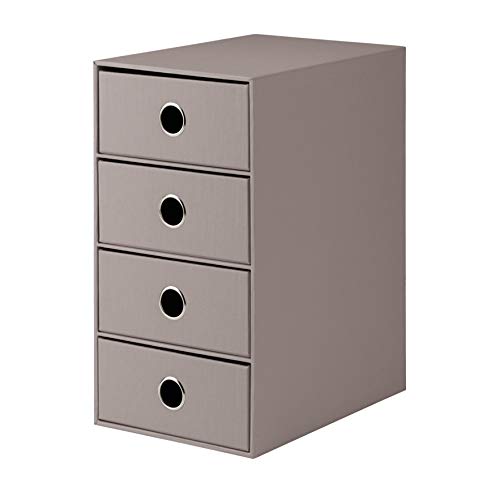 Rössler 1524452494 S.O.H.O. Boîte de rangement 4 tiroirs (Gris) (Import Allemagne)