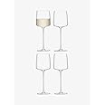 LSA International Metropolitan Wine Glass 350ml Clear | Set of 4 | Dishwasher Safe | MW02