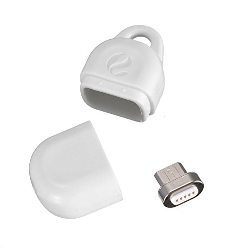 Magnetische Miro USB Adapter, ELEGIANT Miro USB Adapter für 2 Generation verbesserte Version 1.2M Micro USB 2.0 Magnet Ladekabel Kabel Charger Lade Kabel für Android Smart Handys Tablets Samsung galaxy NOTE 5 LG G4, G3, G2, Motorola Nexus 6 SONY Xperia Z3.Z2 usw (Ohne Kabel) (Nicht für Samsung GALAXY S6, S6 edge, S6 edge+, S7,Galaxy S7 Edge)