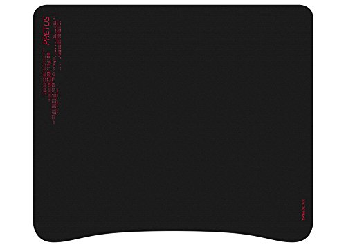 Speedlink Pretus Gaming Mauspad für mehr Spielfreiheit (aufrollbar, Mikrofaseroberfläche, ergonomische Handgelenkaussparung, 330mm × 280mm)
