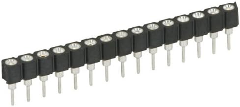 Rk Education 20 Way SIL Socket 2.54mm - Turned Pin - Pack of 3