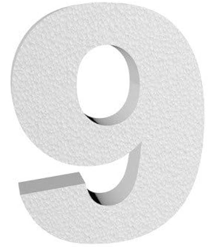 DecoPorex Chiffre 2 En Polystyrène 20cm - Décoration Anniversaire, Événement, Customisable