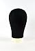 Sunwell Canvas Wig Block Head for Wig Making Styling and Display Premium Quality Wig Stand Mannequin (22" Circumference, Black Color)