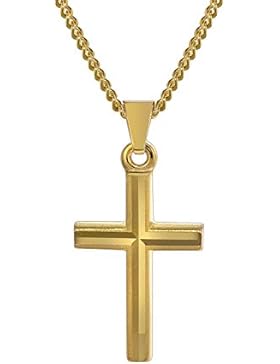 trendor Gold 333 Kreuz-Anhänger für Kinder 35792