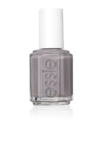 essie Nagellack Coffret Cremiges Granitgrau und glänzender Überlack Chinchilly Nr. 77 / Maniküreset ultra deckender Farblack in hellem Grau und transparenter Top Coat 2x 13,5 ml, Set - 2