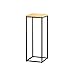 Produktbild Eisen Blume Stand Balkon Wohnzimmer Schlafzimmer Stock Einzigen Stock Rack Einfach Mode Retro Bonsai Rahmen (größe : 30 * 30 * 100cm)