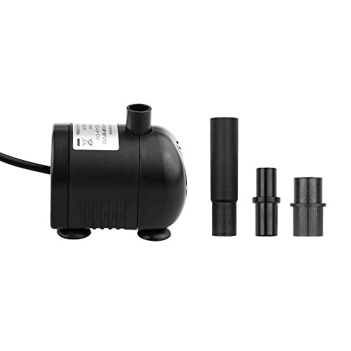 Solar Brunnen Solar Power Wasserpumpe Solar Panel Power Tauchpumpe Brunnen Teich Wasserpumpe Kit 55 cm Höhe für Garten Pflanzen Pool Teich 2 W - 6