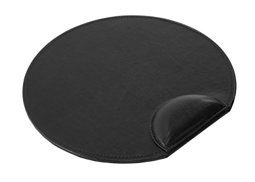 Osco BKPUMPAD1 Mousepad aus Kunstleder, schwarz
