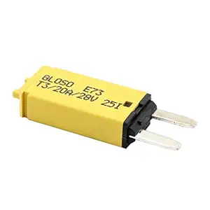 FLAWISH 20A Manual Resettable Circuit Breaker 12V-24V Car SUV Automotive Blade Fuse