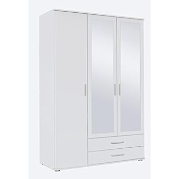 Rasant Rauch 3 Door 2 Mirror Hinged Wardrobe With 2 Drawers In An