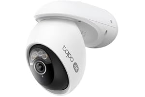 TP-Link Tapo C560WS | 4K 8MP utomhus Wi-Fi 6-säkerhetskamera | lokal ansiktsigenkänning | AI människa/husdjur/fordonsdetektion | stjärnljus färgglad nattvision