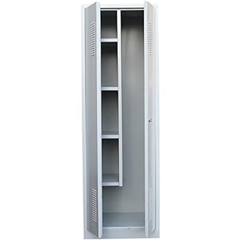 Flügeltürenschrank Kleiderschrank Stahl Besenschrank Putzschrank