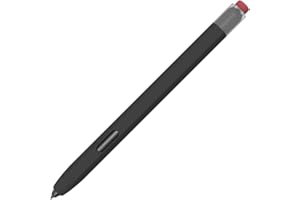 LOVE MEI Coque en silicone pour Samsung Galaxy Tab S7 FE/S7/S7 Plus/S8/S8 Plus/S8 Ultra Pencil Case S Pen Case, design classique, antidérapant, confortable et souple (noir)