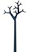 Produktbild Swedese Wandgarderobe Tree 194 cm blau