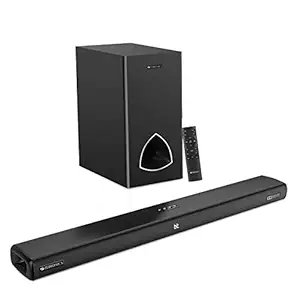 Zebronics Zeb-JUKEBAR 9001 PRO Dolby, 120W Multimedia soundbar with subwoofer Supporting Bluetooth, HDMI(ARC), Optical Input, AUX,USB, Dolby Digital Plus and Remote Control (Black)