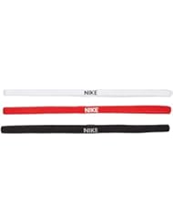 Elastic Hairbands 3pk - Black/White/Red