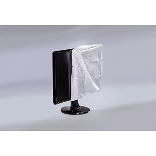 Hama Bildschirm Staubschutz-Hülle für Monitore von 51 bis 56 cm (20 – 22 Zoll), transparent - 3
