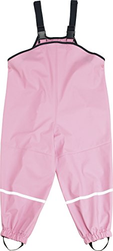 Playshoes Rain Dungarees Waterproofs Easy Fit Girl's Trousers Rose Size 140