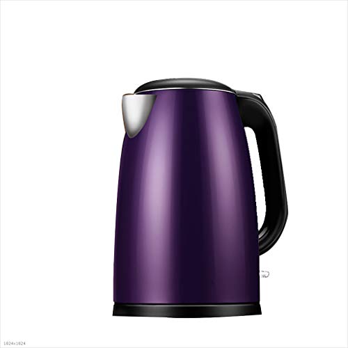 Bouilloire lectrique en acier inoxydable pour la cuisson rapide de thires, pas de bouilloire lectrique BPA, arrt automatique, protection contre le schage par bullition