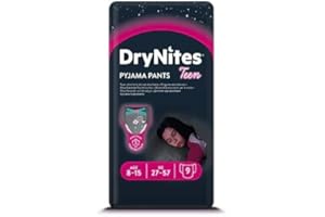 Huggies DryNites dziewczęce majtki (wysoce chłonne 8-15 lat), 9 sztuk