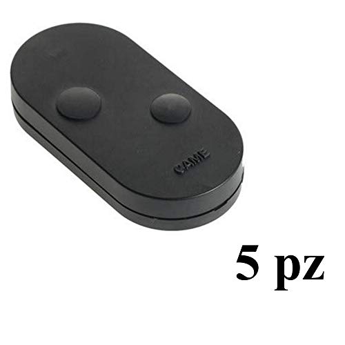 Lotto Confezione Telecomando Radiocomando Came 2 Canali Bicanale a codice fisso Dual Frequency 433,92 MHz e 868,35 MHz TOPD2FKS (5 Pezzi)